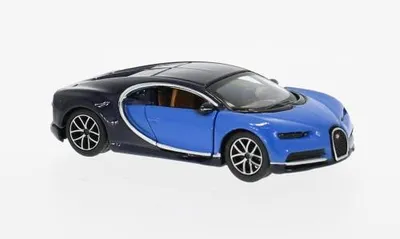 Produktbild von Maisto MAI15701BLUE - 1/64 - Bugatti Chiron, blau/schwarz - Neu