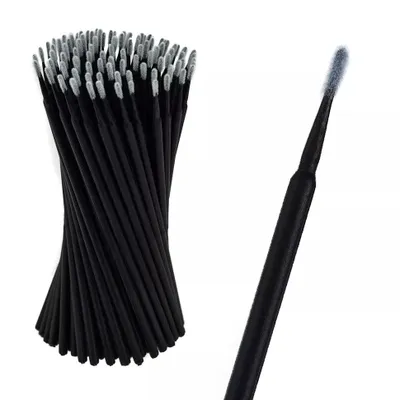 Zdjęcie produktu dla Aplikatory do rzęs Microbrush 100szt w tubie Czarne 2mm
