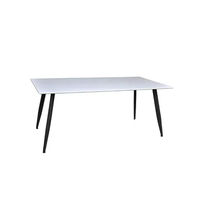 Image de Polar table de salle à manger 90x180 cm blanc.