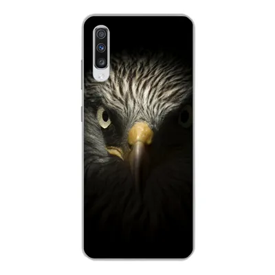Produktbild von MuchoWow® Handyhülle Schutzhülle Hülle für Samsung Galaxy A70 Vogel - Adler - Raubvögel - Auge - Schnabel - Licht Silikon Softcase Handy Hülle - Schutzhaube