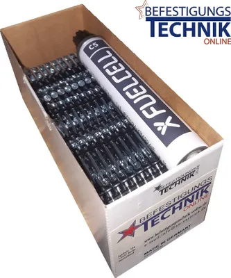 Produktbild von Betonnägel 3,0x22mm XH +Gas für Powers DeWalt C5 Würth Diga CS2 CS3 Betonnagler T