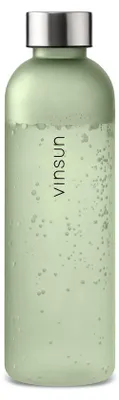 Trinkflasche 650ml Sport Wasser Flasche BPA frei Kohlensäure geeignet Vinsun