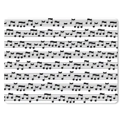 Produktbild von MuchoWow® Mauspad Mousepad Musik - Patterns - Musiknoten 40x30 cm - Mousepads - Maus Mat - Pad - Mausunterlage - Anti Rutsch
