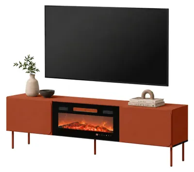 Produktbild von Vermezzo - TV-Schrank, 200x42x57h cm Terrakotta Braun, ein Regal