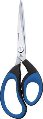 Immagine prodotto di Forbici WEDO Soft-Cut, a punta, lunghezza: 210 mm, nero/blu