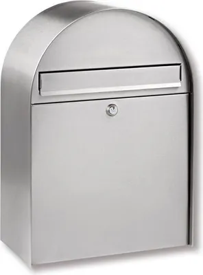 Productafbeelding van BURG-WÄCHTER RVS-pakketpostbak Nordic 3780 Ni, met openingsstop, grote postbak, A4 inworgopening