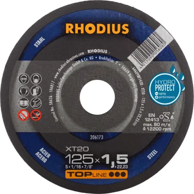 Produktbild von Rhodius Trennscheibe XT 20 125x1,5x22,23mm Stahl Topline - 206173