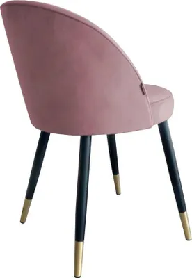 Zdjęcie produktu dla Krzesło TANEW VELVET GOLD różowe