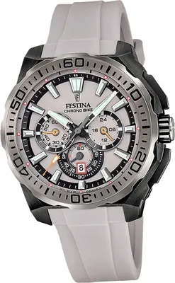 Produktbild von Festina Herrenuhr Chrono Bike Armbanduhr Kautschuk grau D2UF20726/1