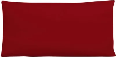 Produktbild von Kissenhülle - 40 x 80 cm - Rot - Feinjersey - mit Reißverschluss