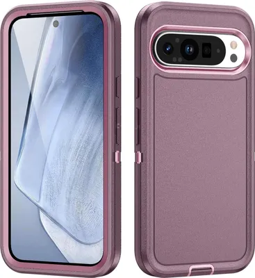 Produktbild von Mobigear Rugged Google Pixel 9 Pro Hülle Hardcase Backcover Stoßfest - Lila