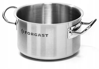 Produktbild von Forgast Tiefer Edelstahl Topf 8 L FG02528
