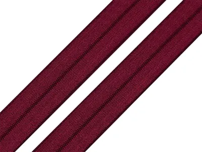 Produktbild von 1m Falzgummi 20mm Faltgummi elastisches Einfassband Saumband Farbwahl