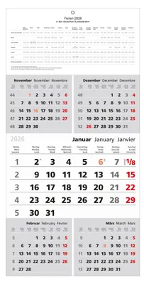 Produktbild von 2026 Güss 5-Monatskalender 60x30cm