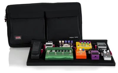 Produktbild von Gator GPT-PRO-PWR-UK Wood Pedal Board/Black Carry Bag; Include G-Bus-8