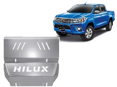 Image de Protection de radiateur en aluminium pour Toyota Hilux Revo - modèles de 2016 à 2026
