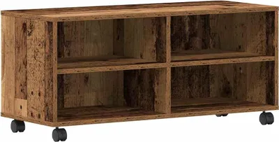 Image de Meuble TV Marron 90 x 35 x 40,5 cm Bois d'ingénierie