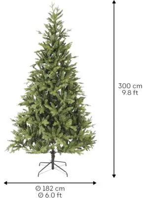 Produktbild von Künstlicher Weihnachtsbaum Everlands Allison Ø 182 cm H 300 cm grün