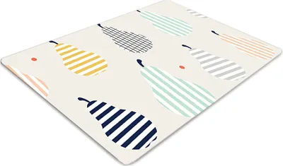 Produktbild von Stuhlunterlage Bürostuhlunterlage 120 cm x 90 cm Bodenmatte Bürostuhlunterlage - Birnen
