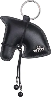 Image de Porte-clés HV Polo HVPRubia noir Tête de cheval noire