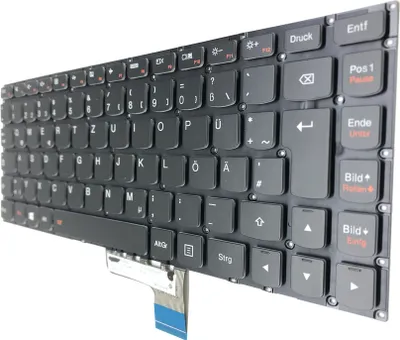 Image de FRANÇAIS - Clavier noir avec éclairage compatible avec Lenovo Yoga 2 13 80DN