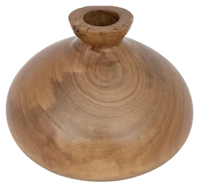 Produktbild von Omgoods – Dekorativer Holzvasen mit Walnussholzfurnier
