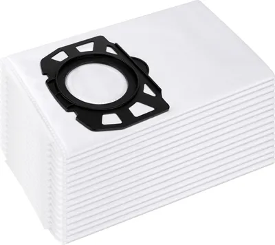 Produktbild von Rebirthcare 15 stück staubsaugerbeutel für kärcher 2.863-006.0 vliesfilterbeutel 487 ersatzbeutel wd4 wd5 wd6 wd5p wd6p premium mv4 mv5 mv6 beutel filtertüten nass & trockensauger staubbeutel bags