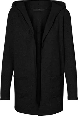 Produktbild von Vero Moda VMDOFFY Knit Cardigan, Pullover, Erwachsener, Weiblich, Schwarz, XS, Polyester
