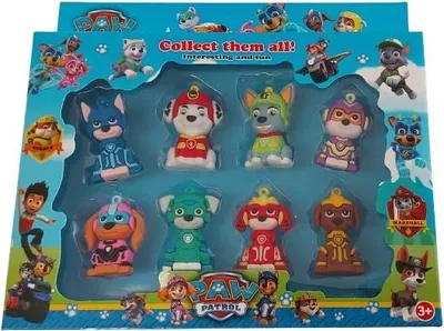 Obrázek produktu pro Sada figurek Paw Patrol 8 kusů figurek.
