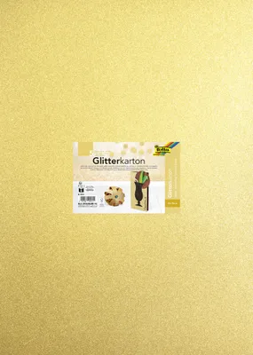 Zdjęcie produktu dla folia Glitterkarton, 500 x 700 mm, 300 g/qm, gold