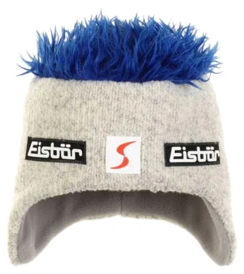 Produktbild von Eisbär Cocker SP Uni Wuschelhaarmütze Naturmeliert/Blau, 403508-231 - Gr. One Size