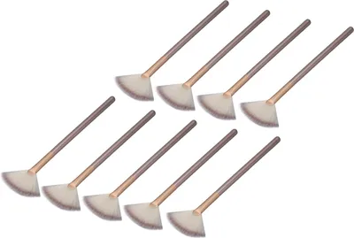 Image de Pinceau pour masque en éventail,Pinceau pour masque en éventail,Pinceau applicateur doux pour le visage,Pinceau applicateur doux pour le visage,Pinceau pour éventail doux pour le visage,Pinceau de maquillage pour éventail doux pour le visage