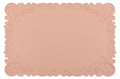 Productafbeelding van Wasbare Faux Lederen Placemat - Roze 30x45cm