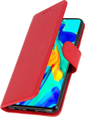 Zdjęcie produktu dla Etui Avizar, obudowa z sztucznej skóry do telefonu Huawei P30, kolor czerwony