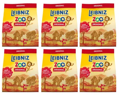 Immagine prodotto di Leibniz mini biscotto al burro croccante Zoo Original 125g confezione da 6 pezzi