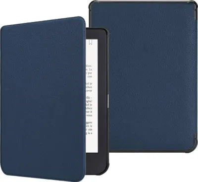 Produktbild von Fintie Hülle kompatibel mit Tolino Shine 3 eReader (2018) / Kobo Clara HD (2018) eReader - Ultradünne Schutzhülle mit Ruhemodus und Magnetverschluss, Marineblau