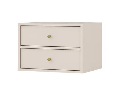 Produktbild von Nachttisch IROS 4 - beige / gold
