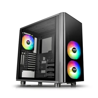 Produktbild von Thermaltake View 31 ARGB Edition, Midi Tower, PC, Schwarz, ATX, ITX, micro ATX, SPCC, Gehärtetes Glas, Gaming