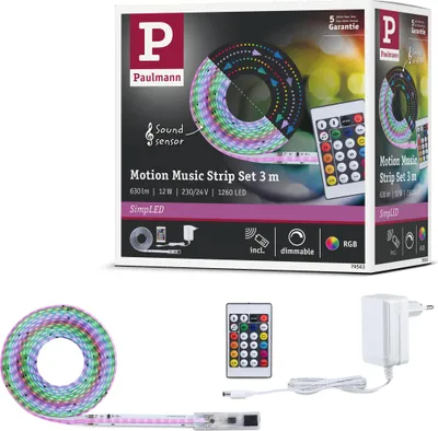Zdjęcie produktu dla Kompletny zestaw taśmy LED RGBIC Paulmann SimpLED