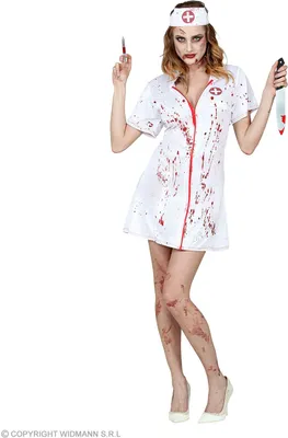 Produktbild von Zombie Krankenschwester Damenkostüm