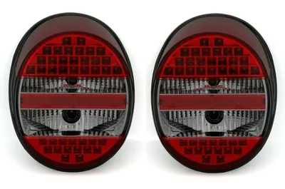 Produktbild von LED RÜCKLEUCHTEN SET für VW KÄFER 1303 8/73-12/85 in ROT SMOKE HECKLEUCHTEN
