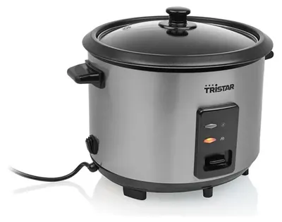 Zdjęcie produktu dla Tristar RK-6148, Czarny, Srebrny, 1,8 l, Przyciski, 0,8 m, Stal nierdzewna, Szkło