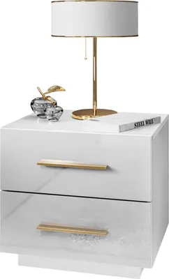 Obrázok produktu pre Nočná skrinka LINA LUX GOLD s vysokým leskom LED