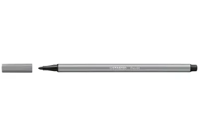 Produktbild von Premium-Filzstift - STABILO Pen 68 - Einzelstift - dunkelgrau