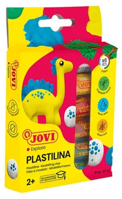 Zdjęcie produktu dla Jovi Plastilina Glina do modelowania dla dzieci Mix 6 x 15 g