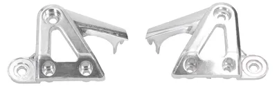 Zdjęcie produktu dla Zestaw uchwytów do reflektorów, pasujący do modeli Honda Hornet 900, CB900, 919, CB400 VTEC 1, 2, 3, 4. Kolor srebrny