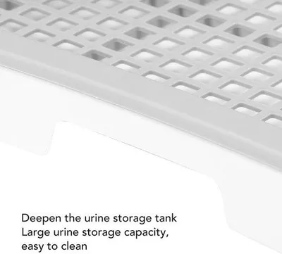Obrázok produktu pre Siebová toaleta pre psov na vnútorné použitie - na upevnenie na stenu, biela, s držiakom