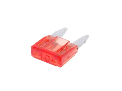 Image de Fusible à fiche plate Mini 11,1mm 10A rouge