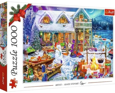 Productafbeelding van TREFL PUZZEL 1000 STUKS - KERST - Wintertijd - 10948