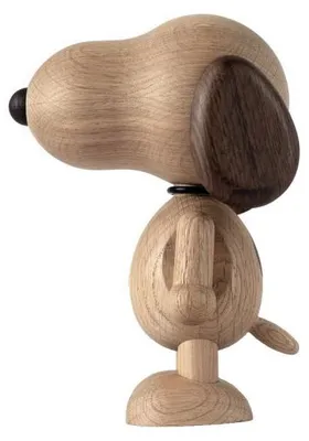 Produktbild von Boyhood Dekofigur Peanut x Snoopy Eichenholz Bicolor (14cm)